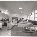 Cover image for Photograph - Rose Bay High School - domestic science class and corridor