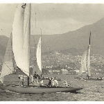 Cover image for Photograph - yacht 'Erica J' - racing on the Derwent