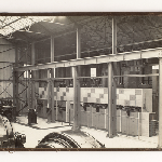 Cover image for Photograph -  Great Lake Hydro scheme - Interior of power-house