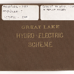 Cover image for Photo Album - This item is the virtual album of the 67 individually described and digitised photographs (AA193/1/2614-2681) contained in hard copy album - Great Lake  Hydro Electric Scheme