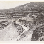 Cover image for Photograph - Mt Lyell Open Cut mine at Queenstown