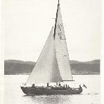 Cover image for Photograph - yacht 'Southern Myth' - sloop - Sydney to Hobart race 1959