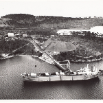 Cover image for Photograph - Loading wood-chips at Triabunna