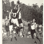 Cover image for Photograph - Australian Rules Football, Hobart - scene from local matches