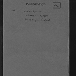 Cover image for M1172 W.G. Richards, England [prospective settlement enquiry]