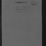 Cover image for M1194 I.Irving, England [prospective settlement enquiry]