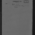 Cover image for M1838 J.D. Fock, India [prospective settlement enquiry]