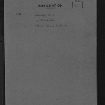 Cover image for M1916 H.R. Metcalfe, England [prospective settlement enquiry]