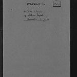 Cover image for M1042 Frank Green [prospective settlement enquiry]