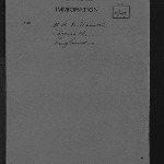 Cover image for M1087 K.D. Haworth [prospective settlement enquiry]