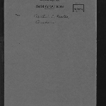 Cover image for M1089 Capt. F. Keates [prospective settlement enquiry]