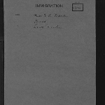 Cover image for M1123 Miss.F.R. Mead, England [prospective settlement enquiry]