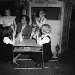 Cover image for Photograph - Puppetry for Schools, Mrs Samson demonstrates