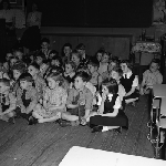Cover image for Photograph - Puppetry for Schools, children in audience