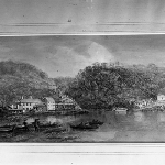 Cover image for Photograph - Early Launceston, flour mill and Cataract Gorge
