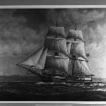 Cover image for Photograph - Painting of ship by Alan Green
