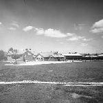 Cover image for Photograph - Scottsdale District Area School Farm, outside view of children in school ground