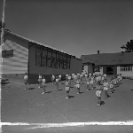 Cover image for Photograph - Kingston School, students "drill"