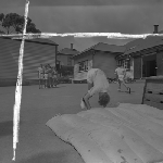 Cover image for Photograph - Kingston School, students doing gymnastics