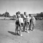 Cover image for Photograph - Kingston School, students learning to swim
