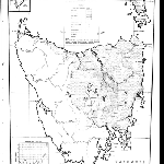 Cover image for Photograph - Map of Tasmania showing the relative distribution of Sheep in 1945 (copy)