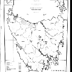 Cover image for Photograph - Map of Tasmania showing the distribution of Soil Types in 1945 (copy)