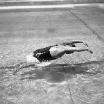 Cover image for Photograph - Amateur House swimming pool, Doug Plaister, swimming instruction
