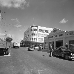 Cover image for Photograph - Devonport, view of Main Street with Chevrolet Car and Truck dealership
