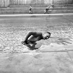 Cover image for Photograph - Amateur House swimming pool, Doug Plaister, swimming instruction