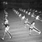 Cover image for Photograph - Campbell Street Primary School, Physical Education class