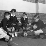 Cover image for Photograph - Campbell Street Primary School, students
