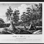 Cover image for Photograph - "Tombeaux Des Naturels": Ile Maria (Maria Island), drawing circa 1812