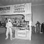 Cover image for Photograph - Queenstown exhibition, Industrial safety exhibit
