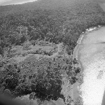 Cover image for Photograph - Lime Bay, aerial view of coal mine ruins