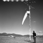 Cover image for Photograph - Cambridge Airport, airport wind sock