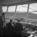 Cover image for Photograph - Cambridge Airport, Airport Control Tower, Interior