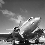 Cover image for Photograph - Cambridge Airport, Douglas Dakota 3 Airliner