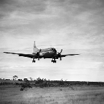 Cover image for Photograph - Cambridge Airport, Convair Airliner