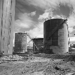 Cover image for Photograph - Hobart, oil storage tanks