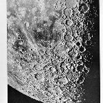 Cover image for Photograph - "Astronomy", Moon, 100" telescope, section of Southern half (copy)