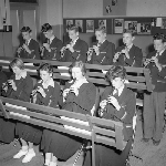 Cover image for Photograph - Class playing the recorder