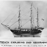 Cover image for Photograph - Model of Baudin's ship "Geographe" (copy)