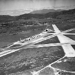 Cover image for Photograph - Cambridge Aerodrome, aerial view of airfield
