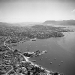 Cover image for Photograph - Hobart, aerial view, looking towards Mt. Direction