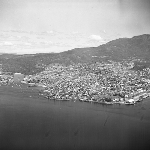 Cover image for Photograph - Hobart, aerial view, Battery Point and Dynnyrne