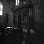 Cover image for Photograph - St. David's Anglican Cathedral, Hobart, the Pulpit and Rood Screen