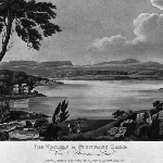 Cover image for Photograph - "The Western or Boundary Lake- V.D.L." painting by Joseph Lycett, 1824 (copy)