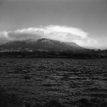 Cover image for Photograph - Hobart, Mt. Wellington and the old pontoon bridge
