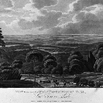 Cover image for Photograph - "View from near the top of constitution Hill, V.D.L.", painting by Joseph Lycett, 1825 (copy)