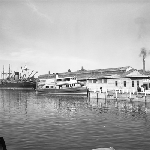 Cover image for Photograph - Hobart Wharves, Bellerive Ferry